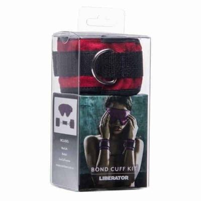 Liberator Bond Deluxe Cuff and Blindfold Kit Black