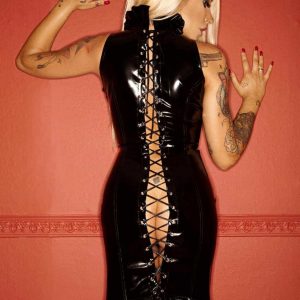 Noir Handmade Short PVC dress
