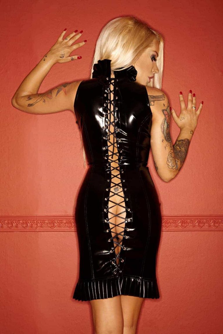 Noir Handmade Short PVC dress