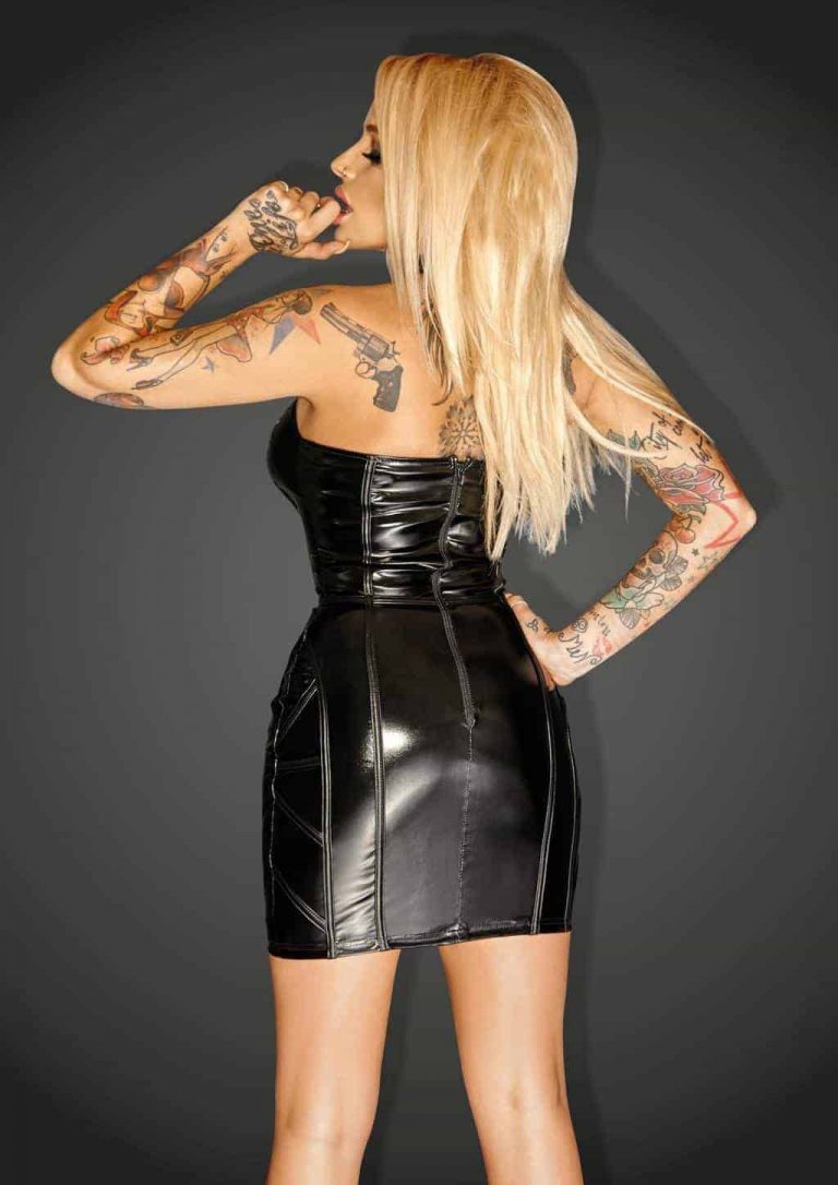 Noir Handmade PVC minidress