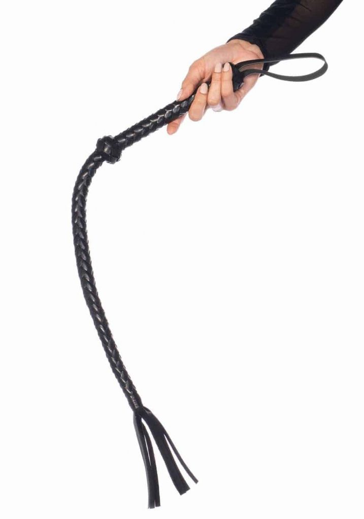 Leg AvenueFaux Leather Braided Mini Whip