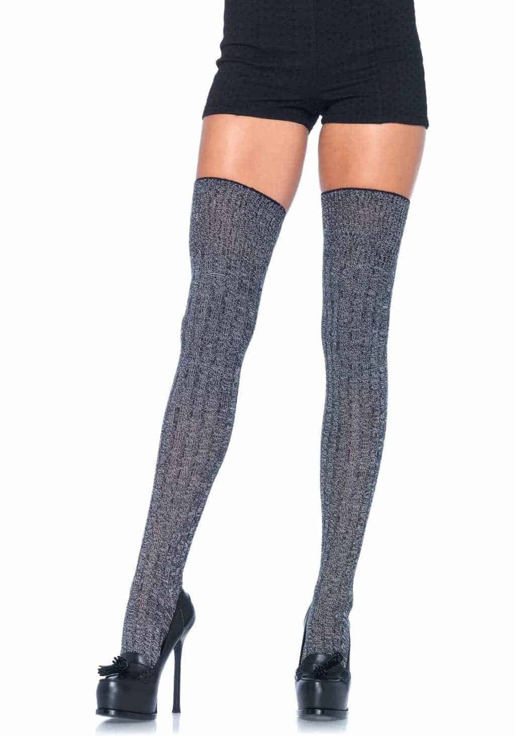 Buy The Rib Knit Thigh Highs At Cloud Climax 