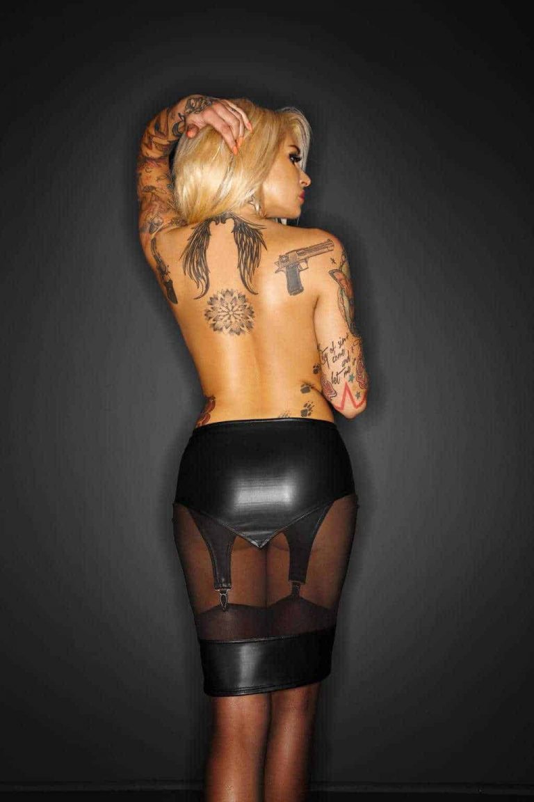 Noir Handmade Skirt with Garter Belt at Cloud Climax