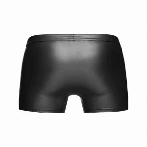 Noir Handmade Men shorts with PVC appl.