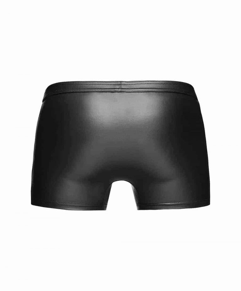 Noir Handmade Men shorts with PVC appl.