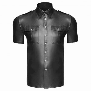 Noir Handmade Men shirt with frontpockets