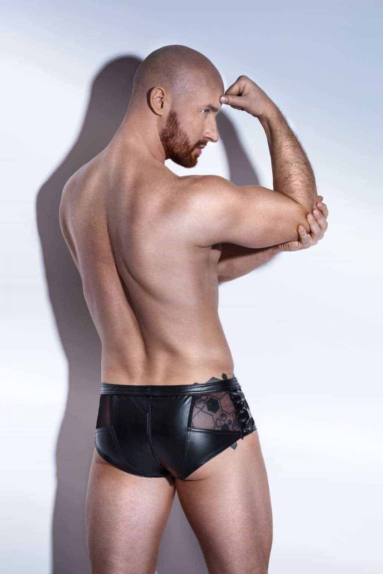 Noir Handmade Men shorts tulle