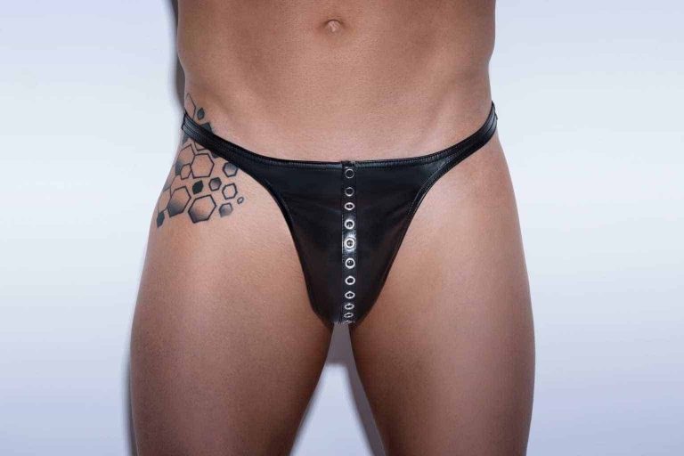 Noir Handmade Men string wetlook