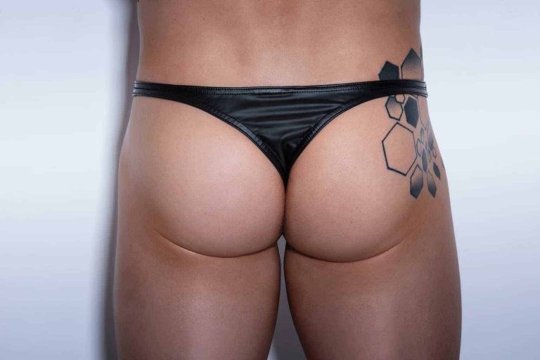 Noir Handmade Men string wetlook