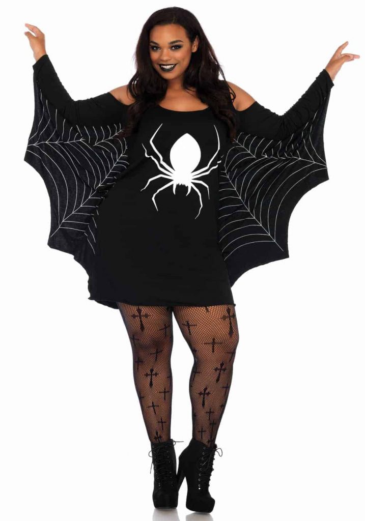 Leg AvenueJersey spiderweb dress