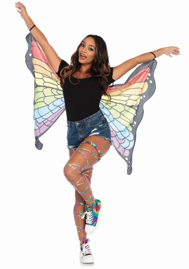 Leg AvenueMini rainbow butterfly wings