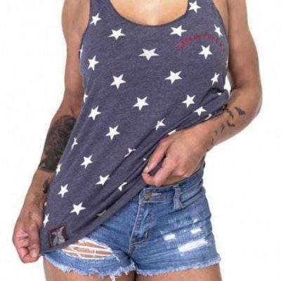Liberator Apparel Star Print Tank Top Laid in the USA at Cloud Climax