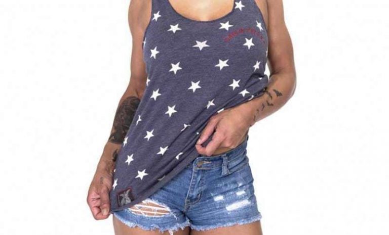 Liberator Apparel Star Print Tank Top Laid in the USA at Cloud Climax
