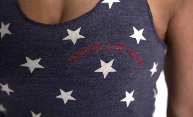 Liberator Apparel Star Print Tank Top Laid in the USA at Cloud Climax