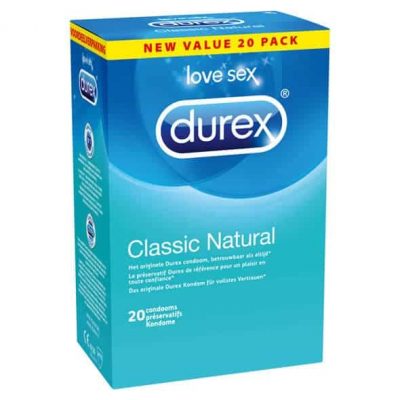 Durex - Classic Natural Condoms 20 pcs