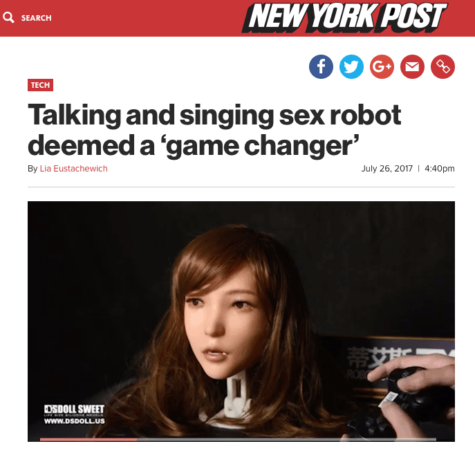 new york post robotic sex dolls cloud climax
