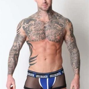 Dark Room Jock Trunk - Blue - S [D]