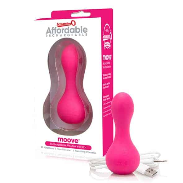 The Screaming O - Charged Affordable Rechargeable Moove Vibe Pink