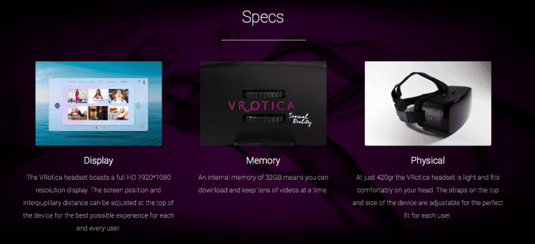 Vrotica VR Porn Headset