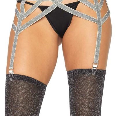 Leg AvenueLurex elastic garter belt
