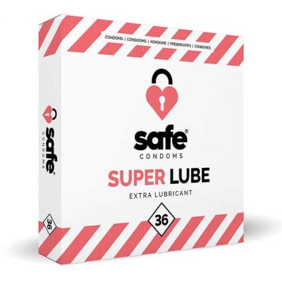 Safe - Super Lube Condoms Extra Lubricant 36 pcs