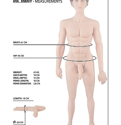 SHOTS Jimmy Male Sex Doll - Fast Delivery