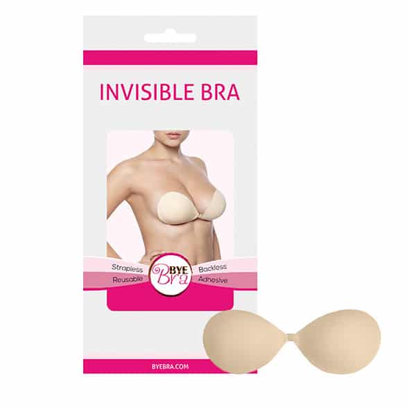 Bye Bra - Invisible Bra Cup D Nude