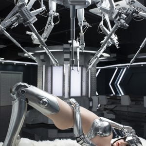 Gynoid Synthetic Humanoid- Model 8 Laura Collectable with Armour