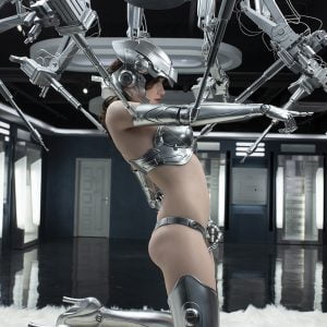 Gynoid Synthetic Humanoid- Model 8 Laura Collectable with Armour