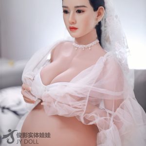 JY Dolls Pregnant Sex Doll XiaoJie 160cm with Silicone Head