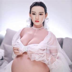 JY Dolls Pregnant Sex Doll XiaoJie 160cm with Silicone Head