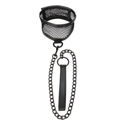 S&M - Fishnet Collar and Leash