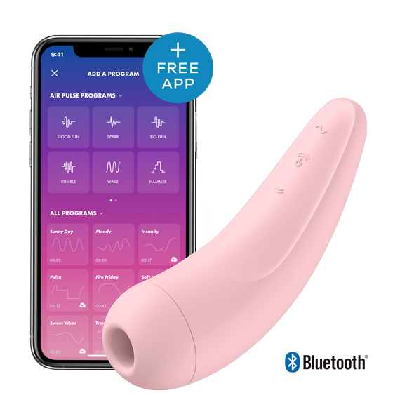 Satisfyer - Curvy 2+ Air Pulse Stimulator + Vibration Pink