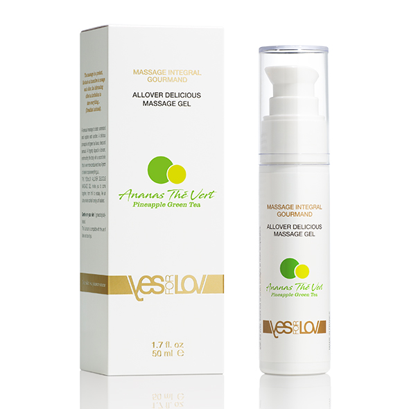 YESforLOV - Allover Delicious Massage Gel Pineapple Green Tea