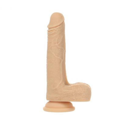 Naked Addiction - 7.5 Inch Rotating & Thrusting & Vibrating Dong with Remot