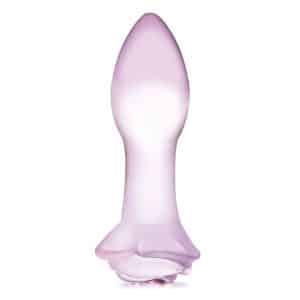glas-157_glas-five-inch-rosebud-glass-butt-plug-clear-pink-01_2000x2000