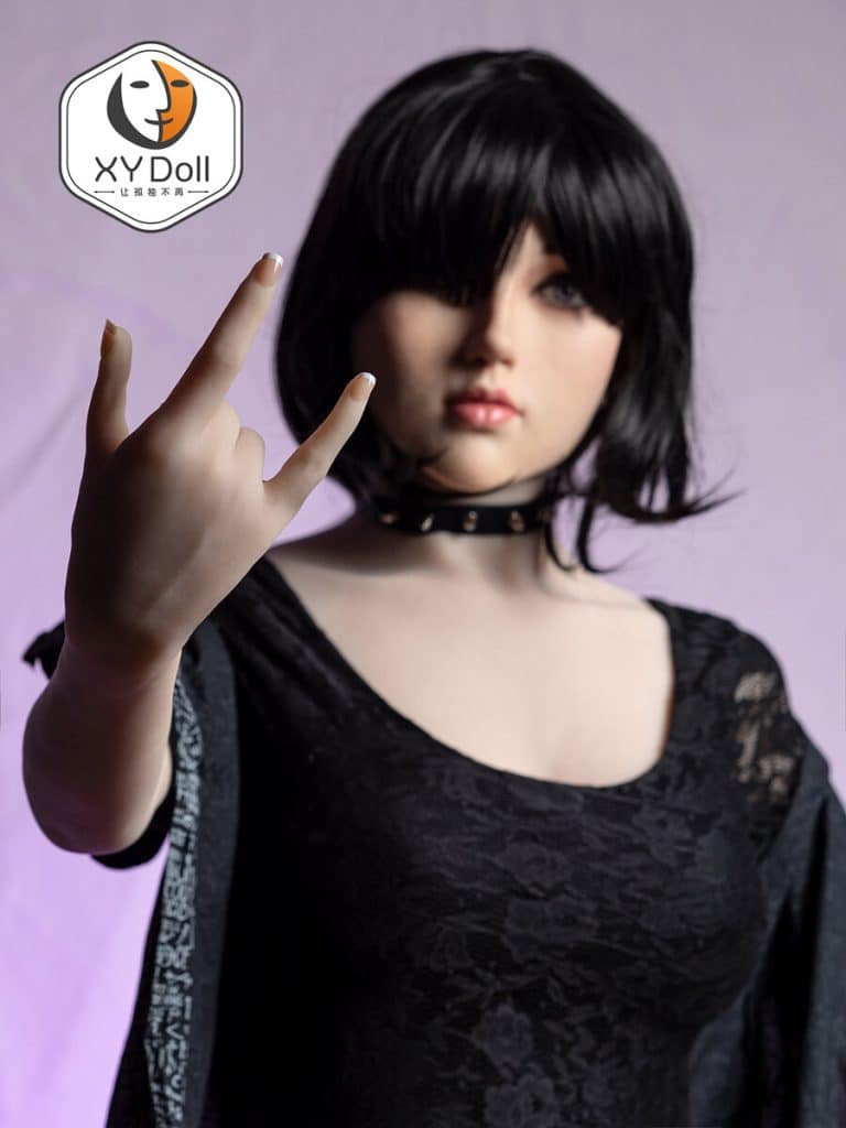 168cm5ft6C-cupSiliconeHeadSexDoll–Misa1-2