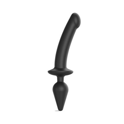 Strap-On-Me - Switch Plug-in Semi-Realistic Dildo Black L