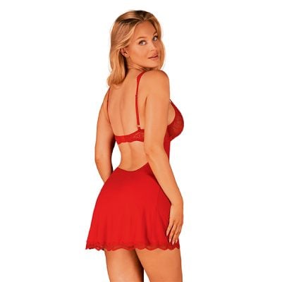 Obsessive -  Luvae babydoll & thong red  S/M