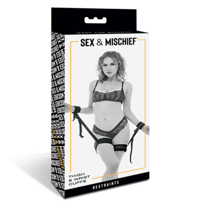 Sportsheets - Sex & Mischief Thigh & Wrist Cuffs