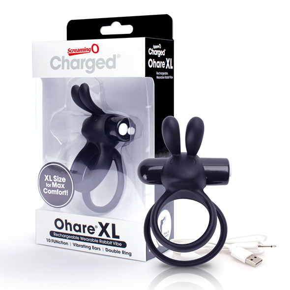 The Screaming O - Charged Ohare XL Rabbit Vibe Black