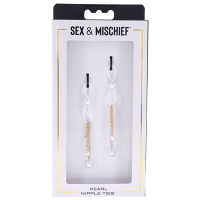 Sportsheets - Sex & Mischief Pearl Nipple Ties