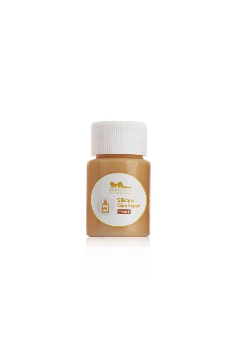 silicone-glue-tanned