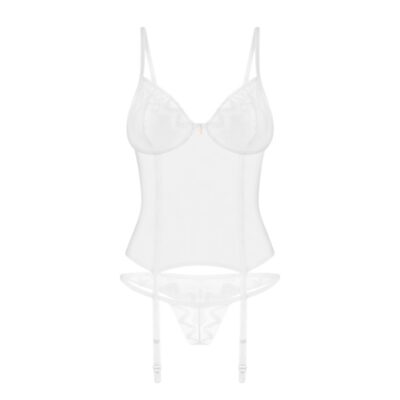 Obsessive - Alissium corset & thong White XS/S