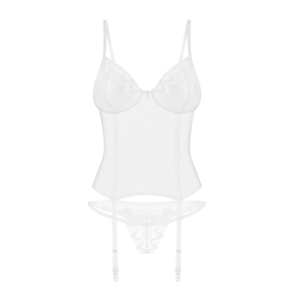 Obsessive - Alissium corset & thong White M/L