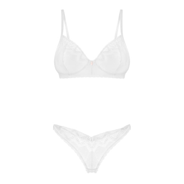 Obsessive - Alissium 2-pcs set White XS/S