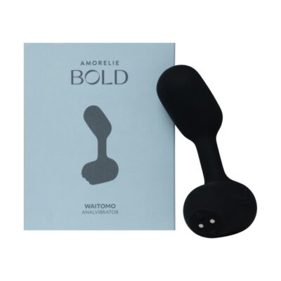 AMORELIE BOLD - Waitomo Analplug with Vibration Black