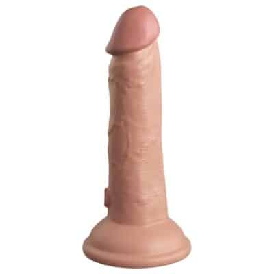 King Cock Elite 6Inch Silicone Dual Density Cock - Light