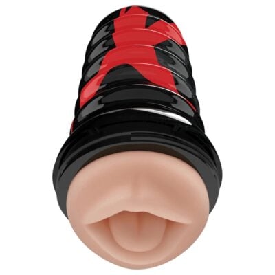 PDX Elite Air Tight Oral Stroker - Light/Black