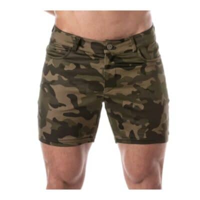 Army Mid-thigh Shorts - Size : XXL